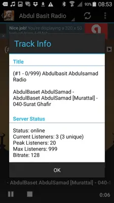 Audio Quran by Abdul Basit android App screenshot 0